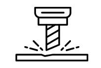 machine cutting sheet-metal