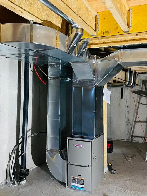 Furnace-installation by Infinity HVAC LTD.