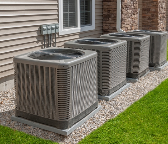 three air conditioner units